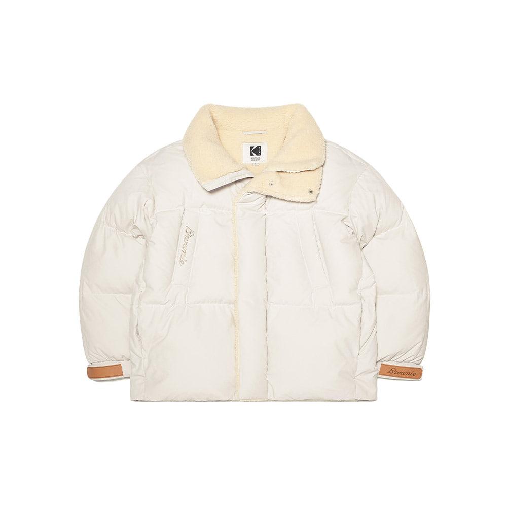 브라우니 숏 다운 자켓 IVORY