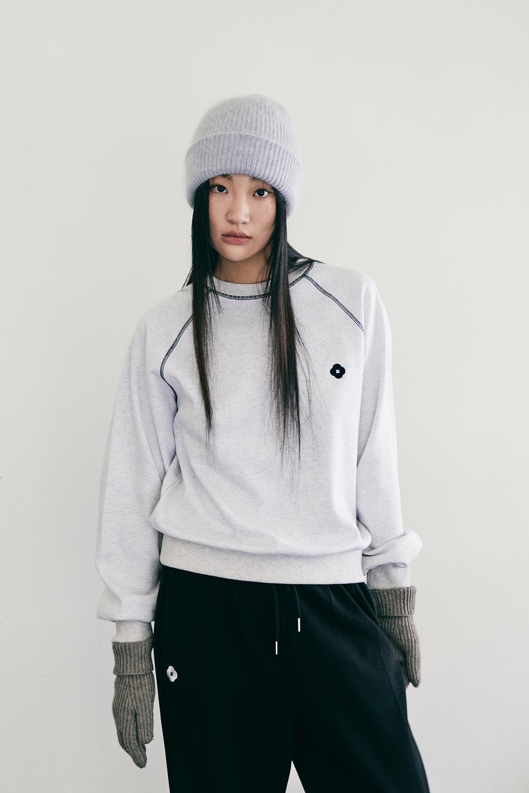 stitch sweatshirt [M/GREY]