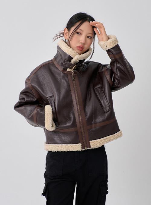 코빈 레더 무스탕 C0411
