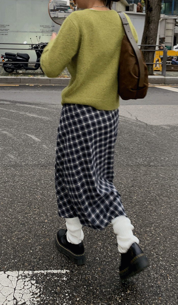 LONDON CHECK MIDI SK