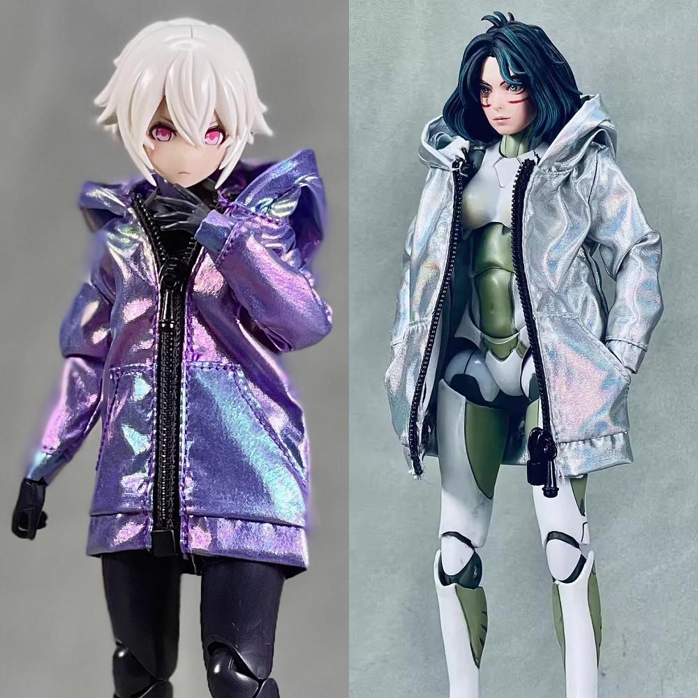 FIREAPPLE 6인치 여성 스카치 코팅 후드 자켓 루즈 1/12 피규어