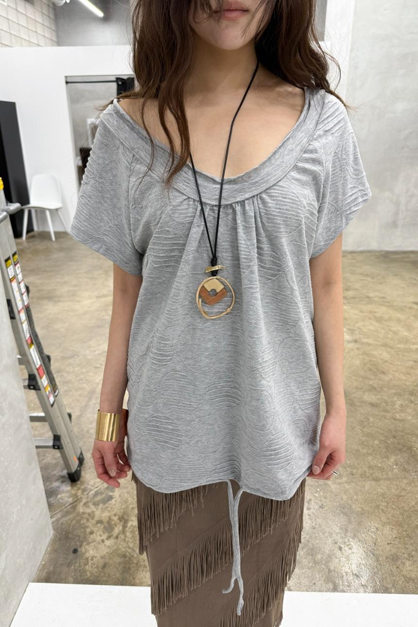 rift dot loose top (2color)