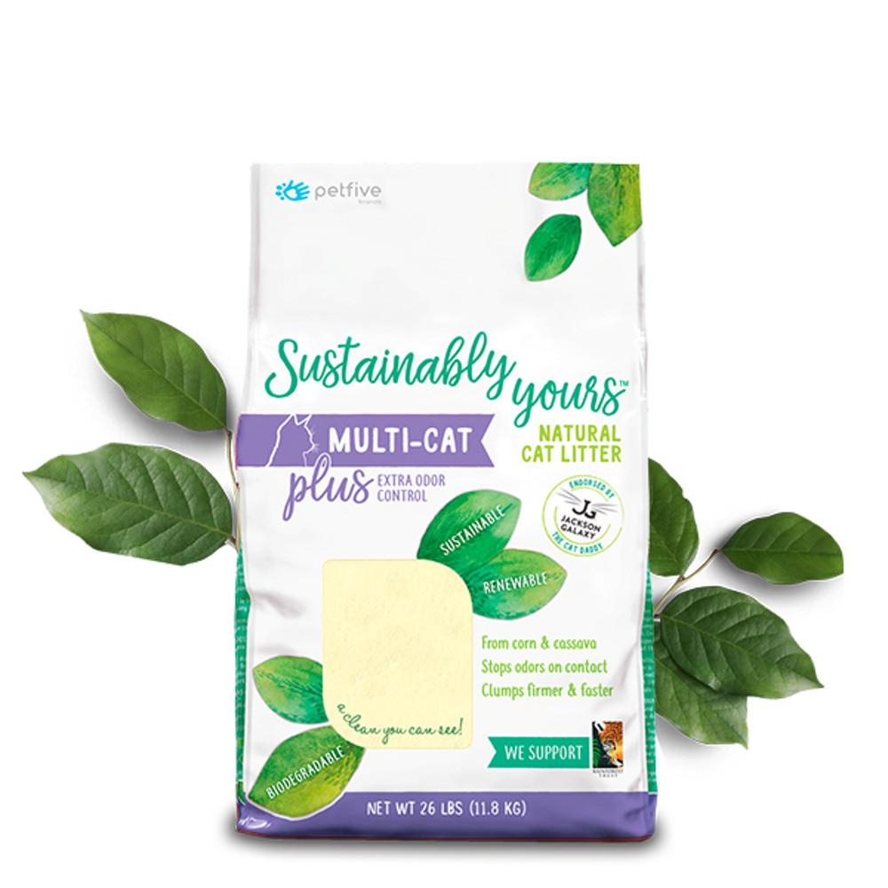 [써유모래] 보라 가는입자 11.8kg 카사바 고양이 모래 친환경 먼지 없는 땡스스탬프