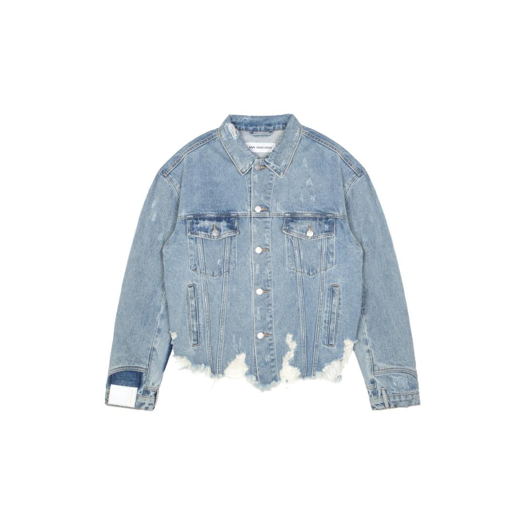 Blue Oversize Denim Jacket - 34