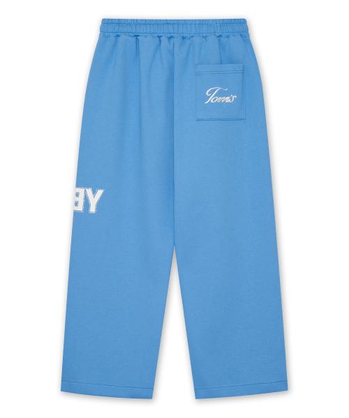 베이비 로고 큐빅 팬츠 스카이