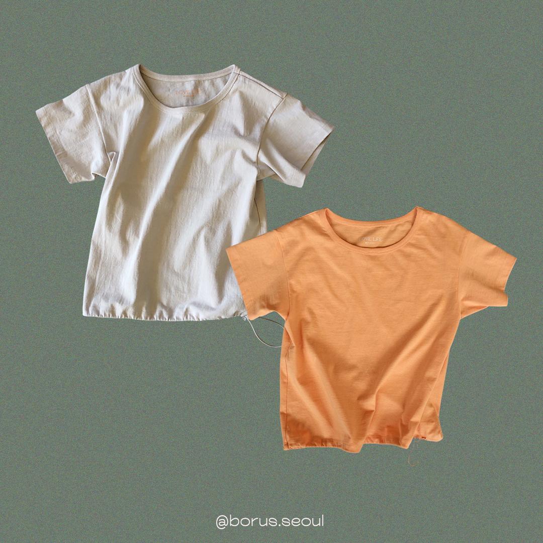 【borus】 -cotton string T-shirt