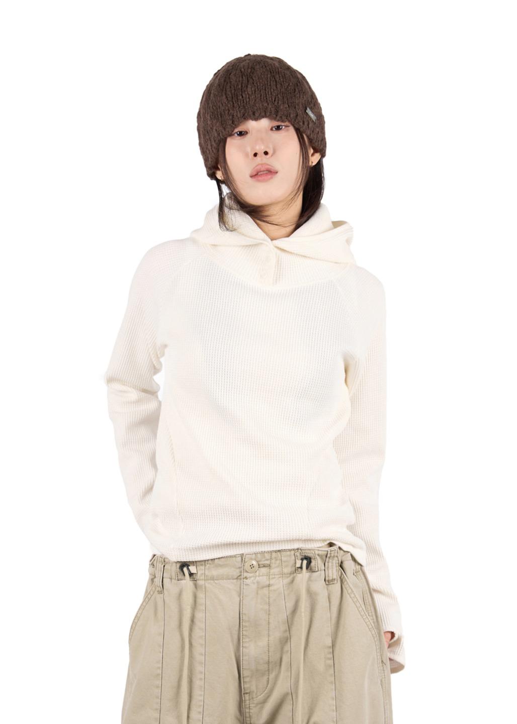 릿킴 WAFFLE HOOD WARMER LONG SLEEVE