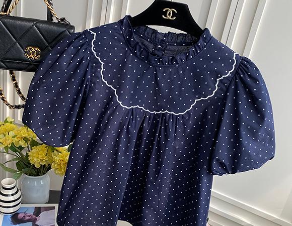 ★주문폭주★티나 도트 블라우스