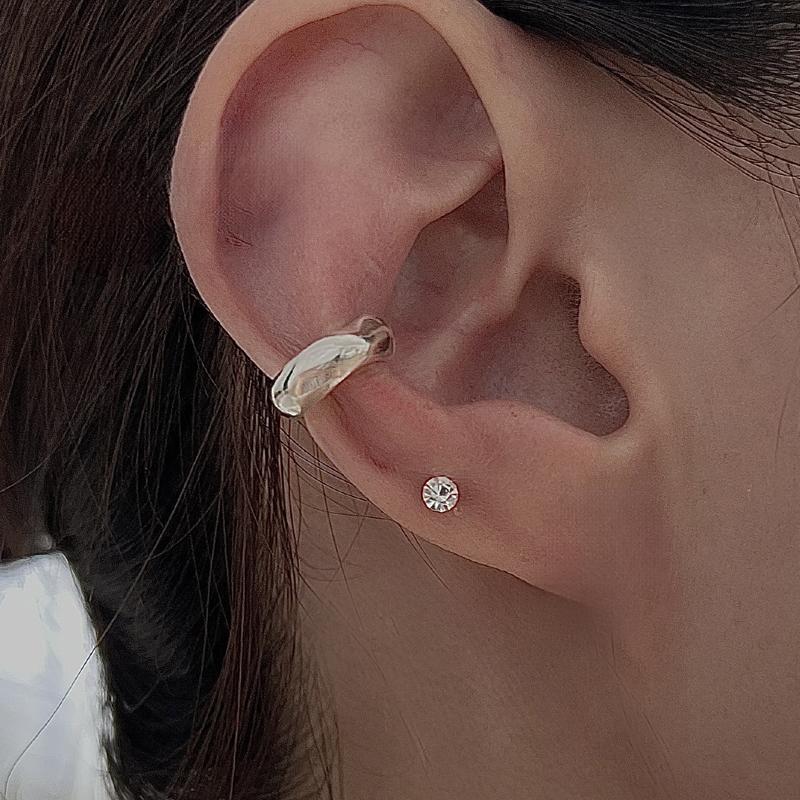 [에스파 카리나 윈터 착용] 'The rose' wave earcuff