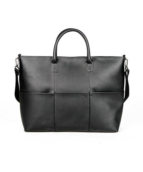 STOCKTON HQ 가죽 크로스 토트백