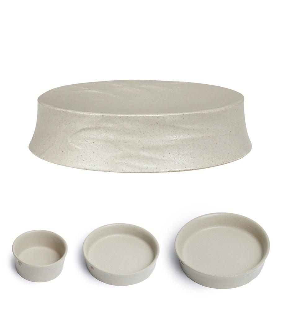 [헤리터x이도] 포터리 찬기 세트(크림샌드)