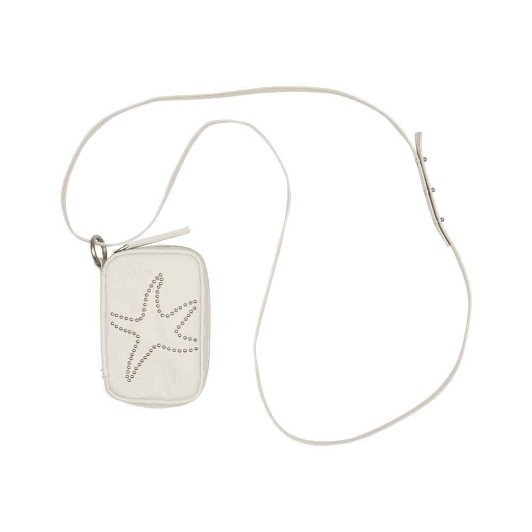 TCM starfish stud mini pouch (white)