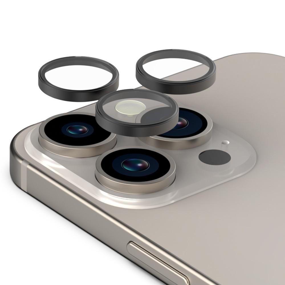 아이폰 15 프로 맥스 카메라 메탈 링 강화유리 보호필름
