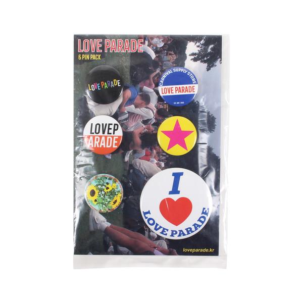 LOVE PARADE 6 PIN PACK