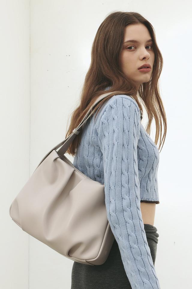 ★HEEARI★ [29CM Exclusive][MF X Heeri] AURORA SHIRRING MINI MUSINSA | HEEARI Aurora Shirring Duffle Mini Bag_Black