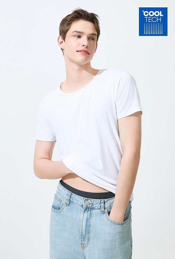 [COOLTECH] 남성 라운드넥 반팔티_SPMRFA9A01