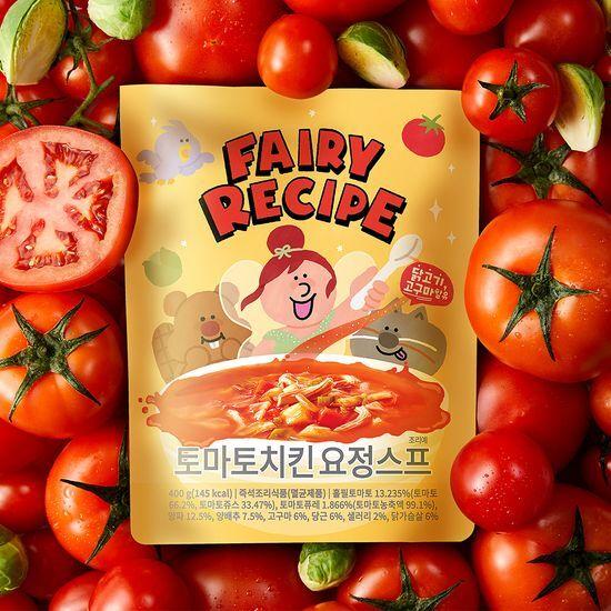 페어리레시피 토마토치킨 요정스프 400g