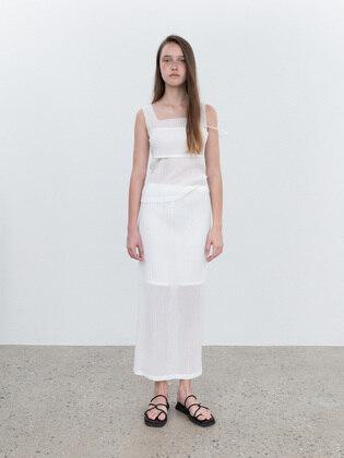 PLEATS STRETCH SKIRT