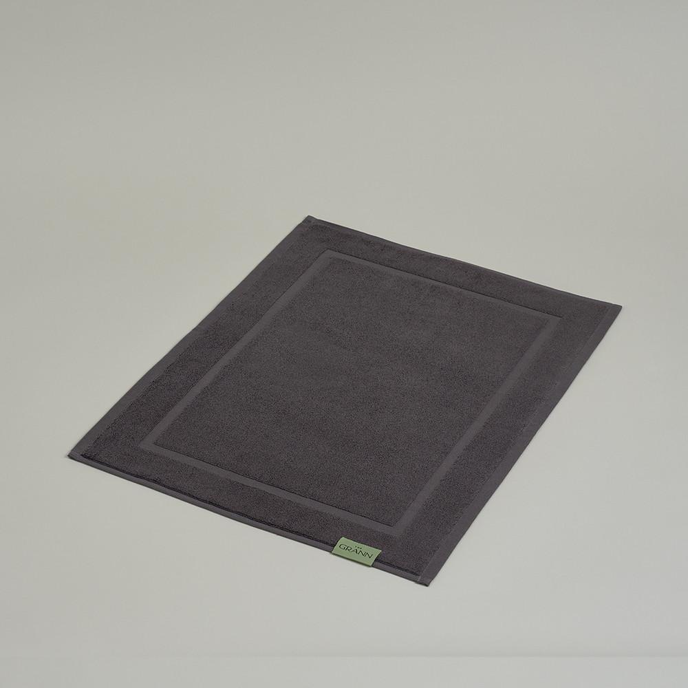 더 그란 | 풋 타월 매트 - 보더 라인 - 그레이 - L 워셔블배스매트