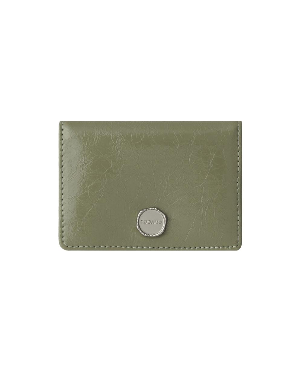[Vacation Sale]투아모 Bella Pocket Card Wallet 벨라 포켓 카드지갑 올리브 [소가죽]