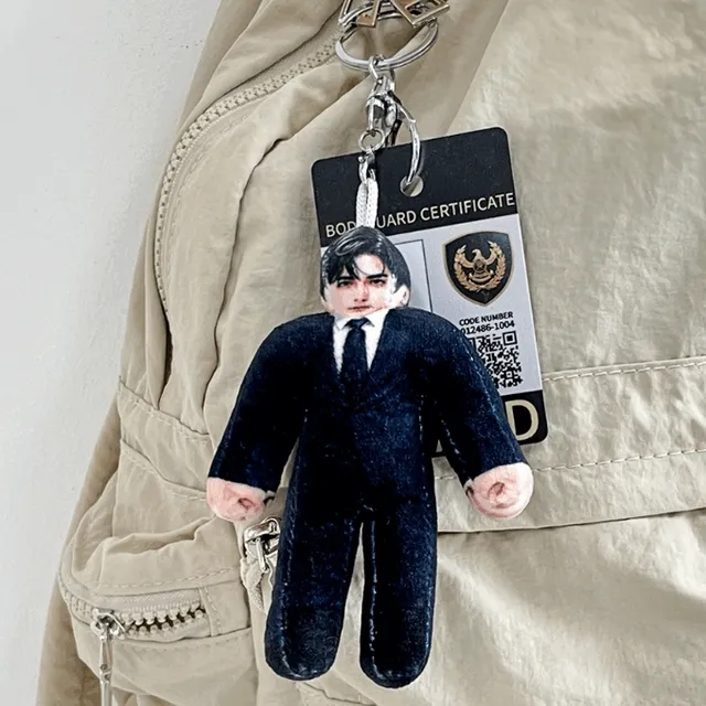 😎보디가드 인형 키링😎 솔로 남친 여친 친구 킹받는 웃긴 선물