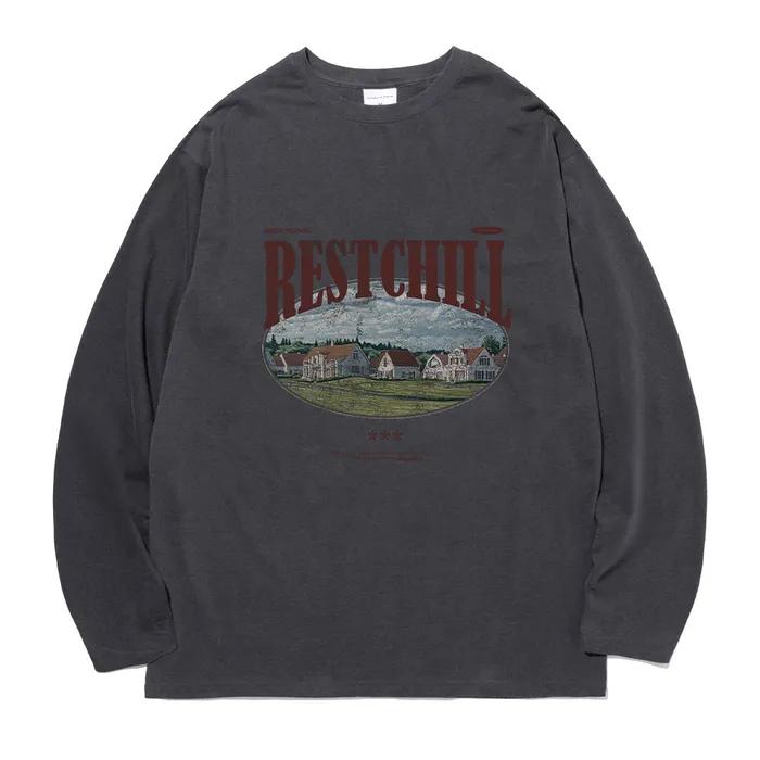 Graychill 피그먼트 롱 슬리브 티셔츠