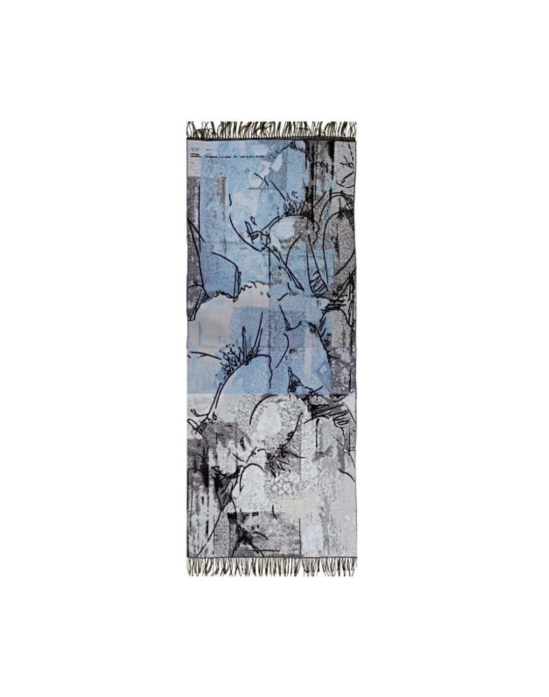 歲寒松柏 세한송백 머플러 (blue) 12/28 발송