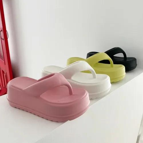 8cm 쪼리통굽슬리퍼 5COLOR