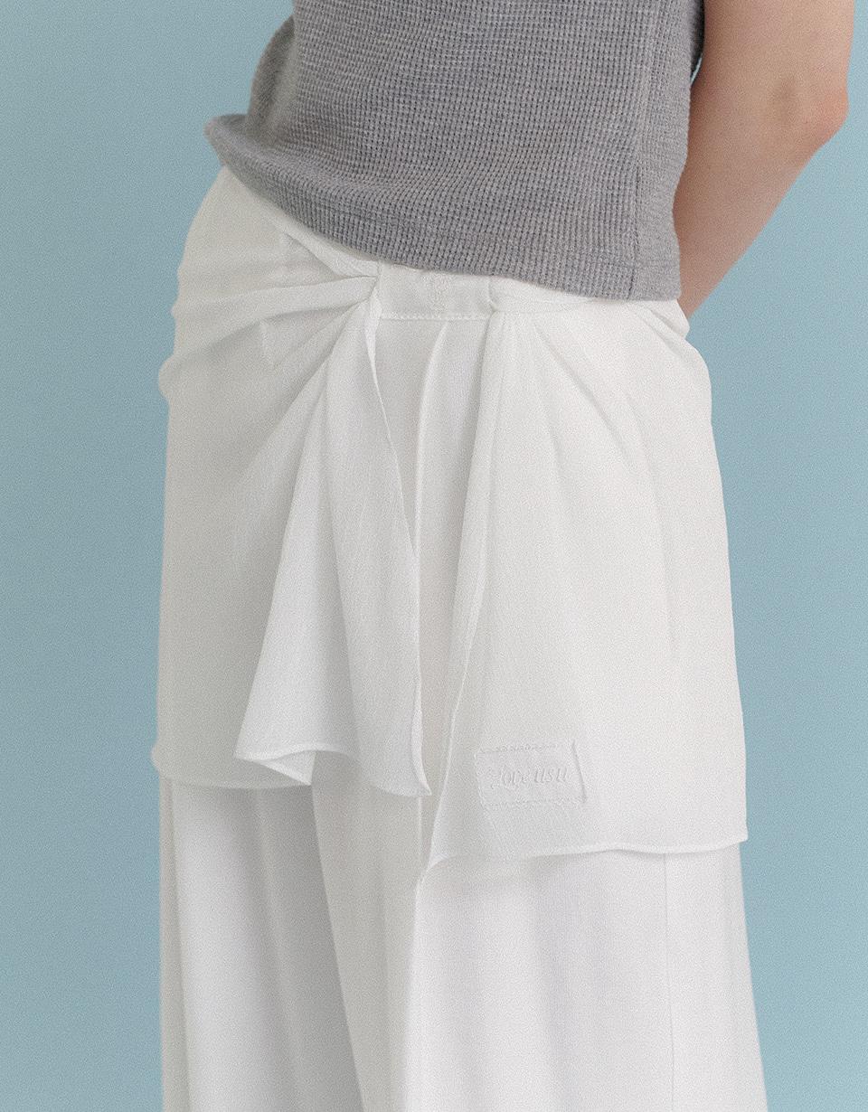 LU Layered Skirt (White)