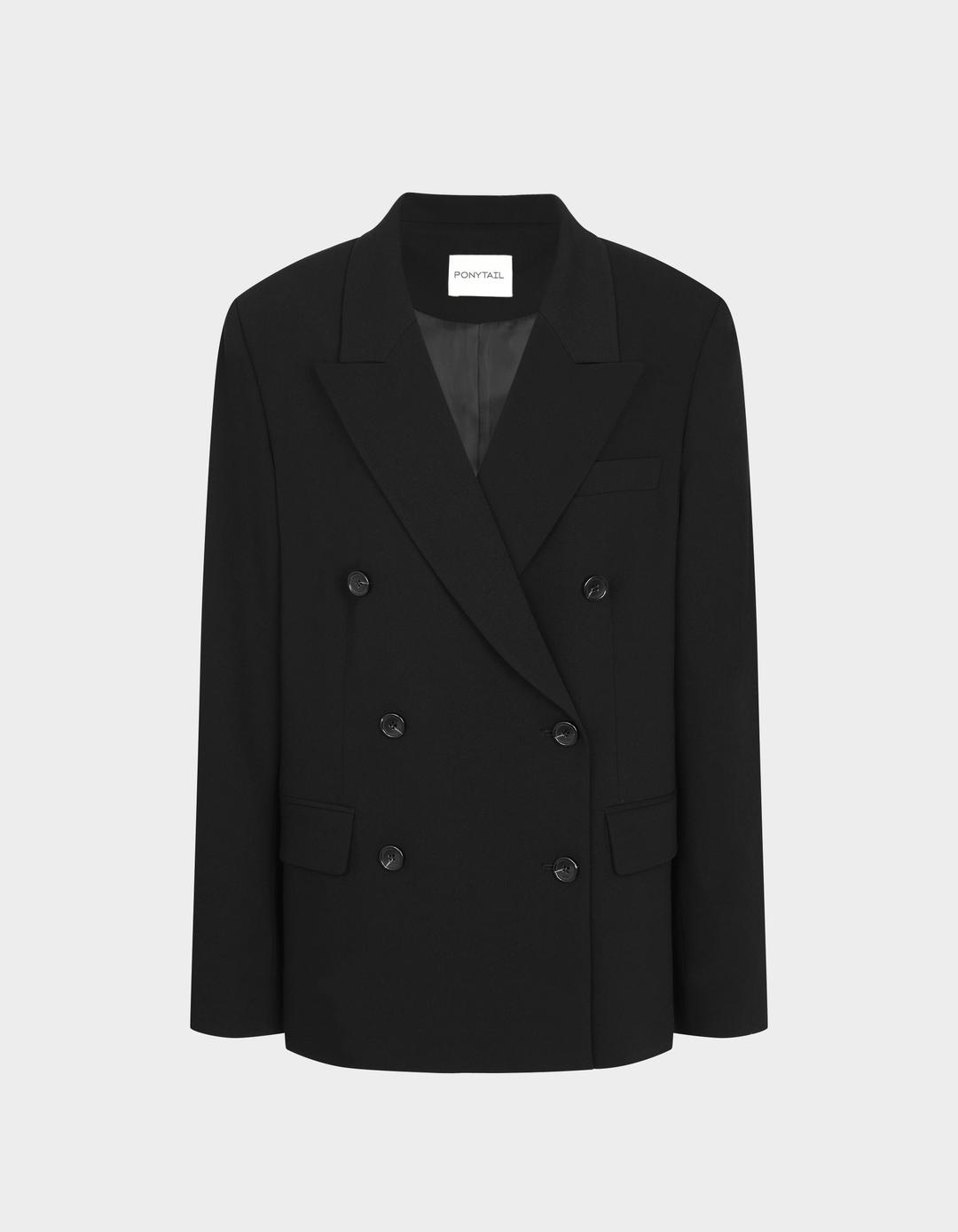 Royale Double Breasted Jacket (Black)