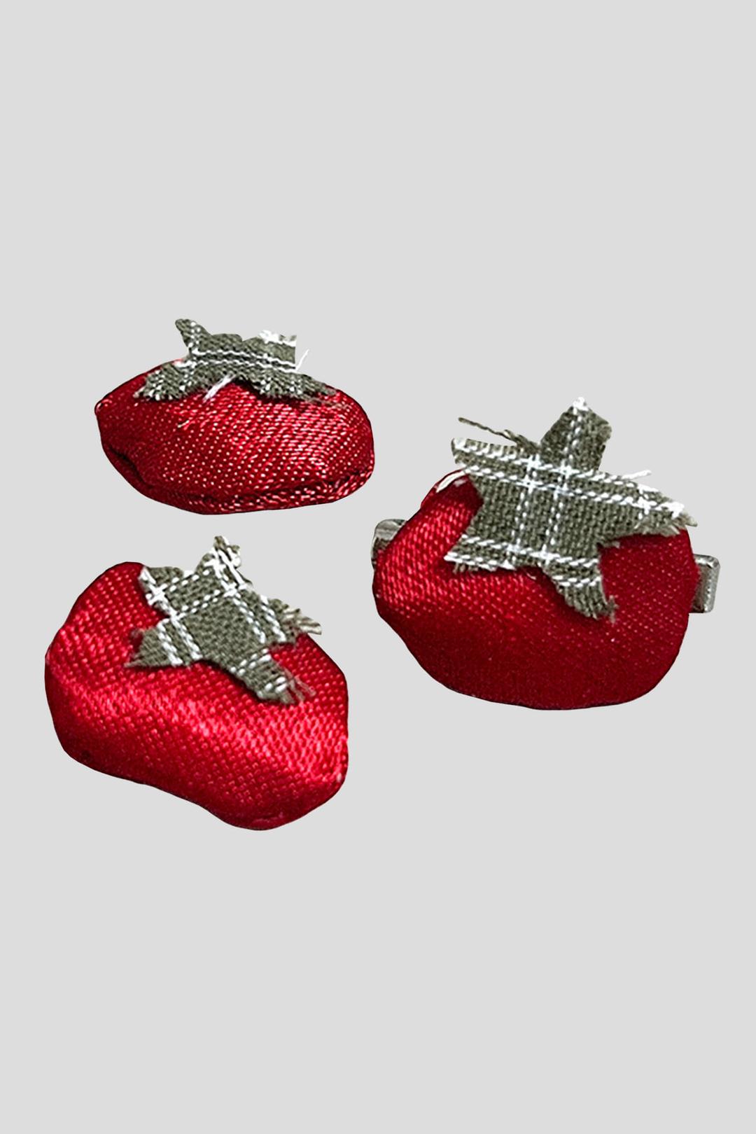 토마토 미니 브로치