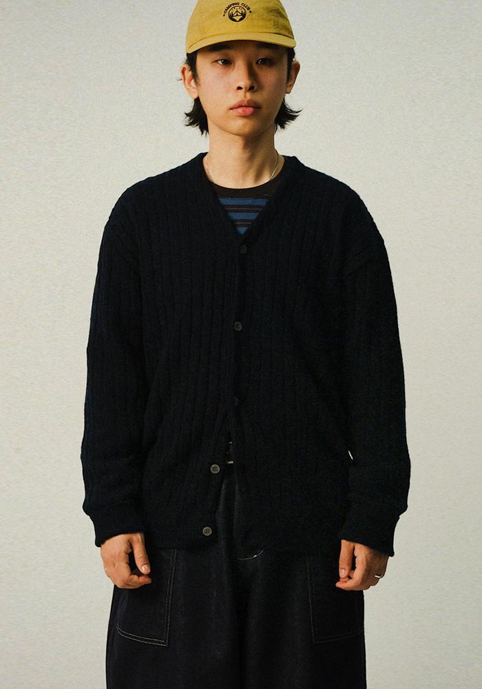[12컬러 M,L기획/32000원] TD Twisted Knit Cardigan