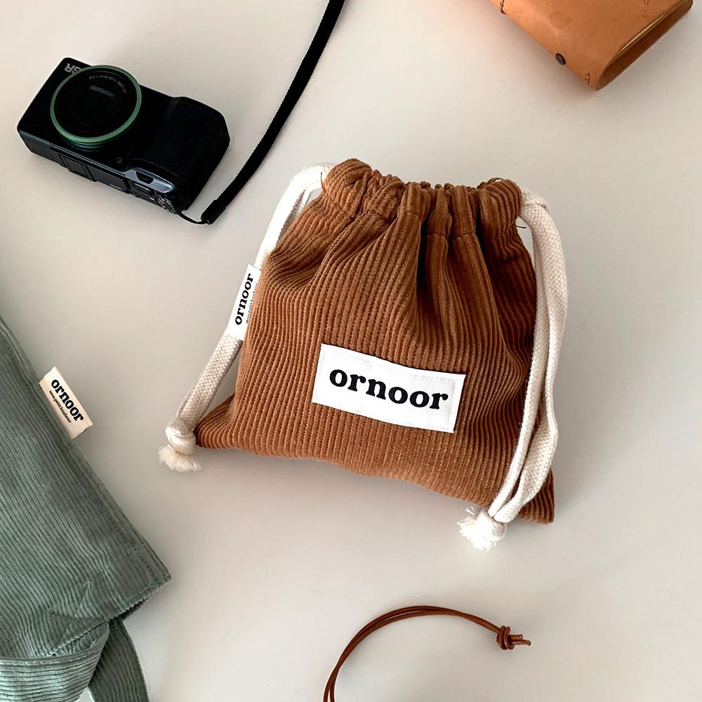 [ornoor] 오르누르 f/w 코듀로이 미니 파우치