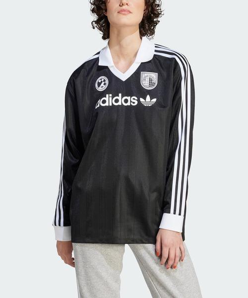 adidas　アディダス　オリジナル　フットボールシャツ　ゲームシャツ　衿付き pr3165-01_1.jpg