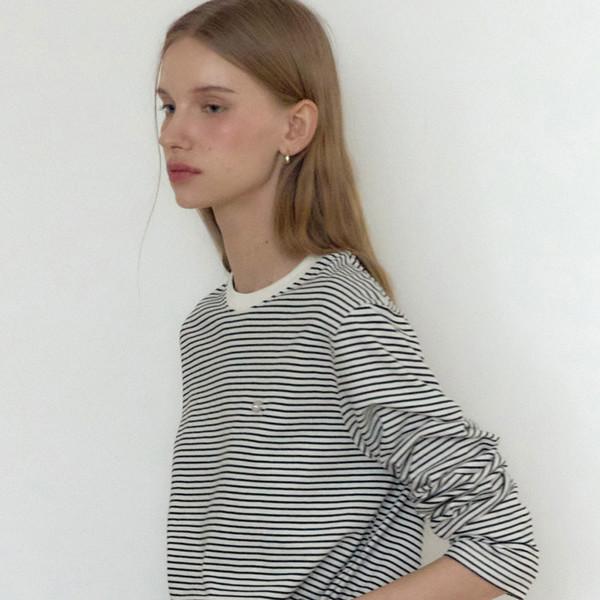 Stripe Sleeve T-shirt - Black