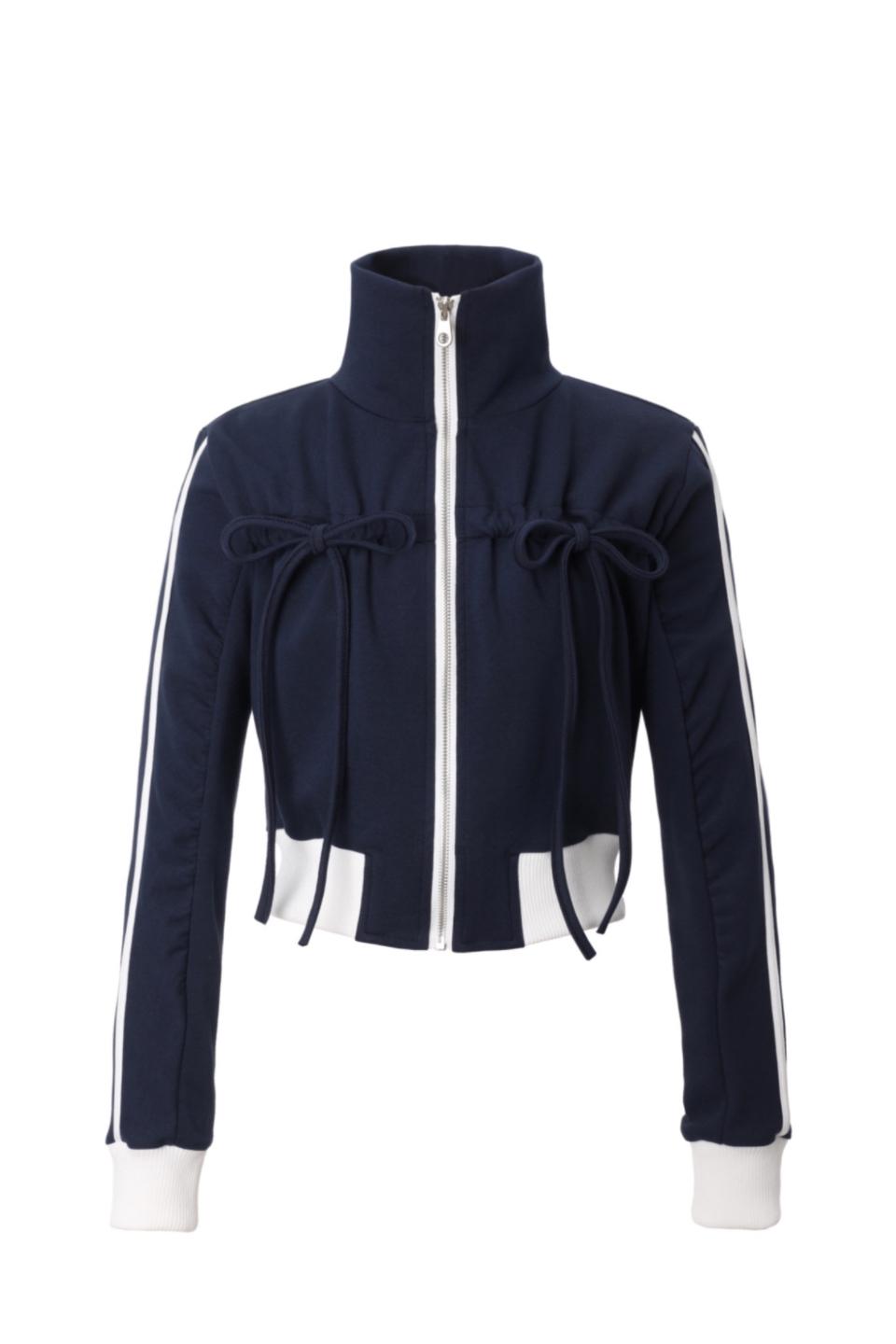 (2nd re-order) Tie Ribbon Track Top