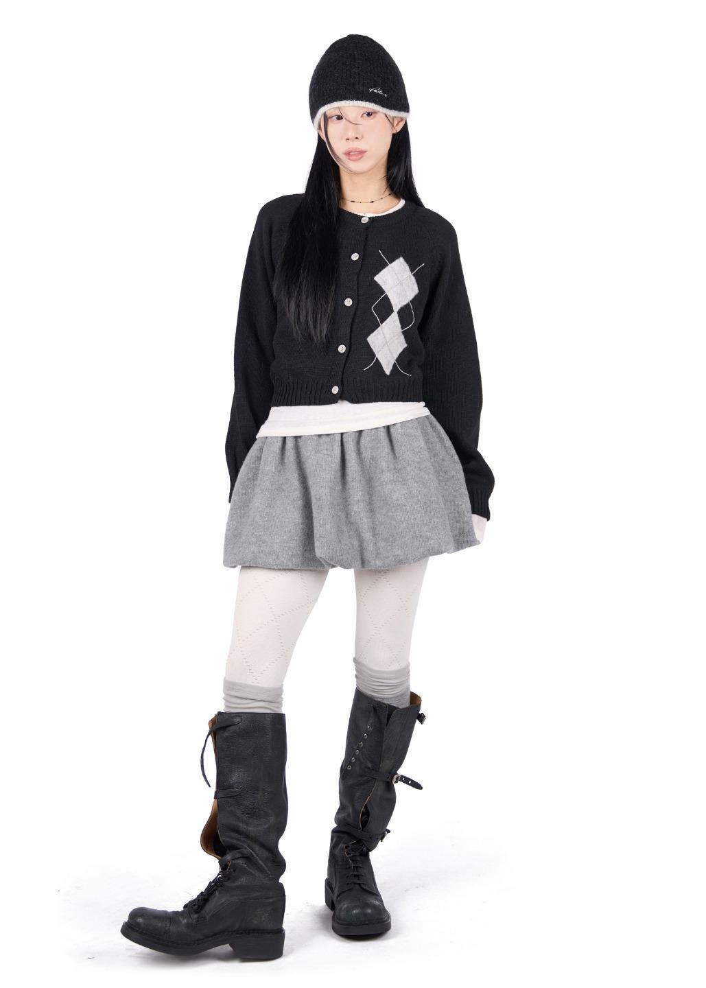 FLUFFY BALLOON PANTS SKIRT