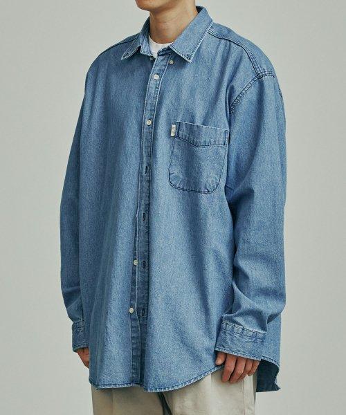Washed Denim Big Shirt