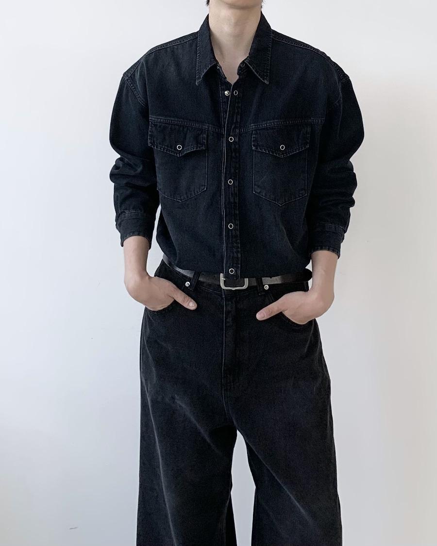 (set) ey saint denim shirts