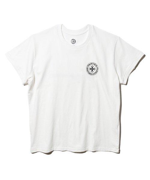 펀치드렁크파티즈(PUNCH DRUNK PARTIES)  Basic Logo Narrow T-shirt (WHITE) - 사이즈 & 후기 | 무신사
