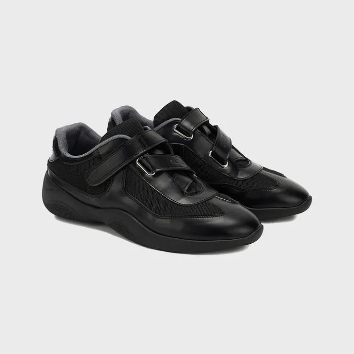 DEINET VELCRO SNEAKERS IN BLACK