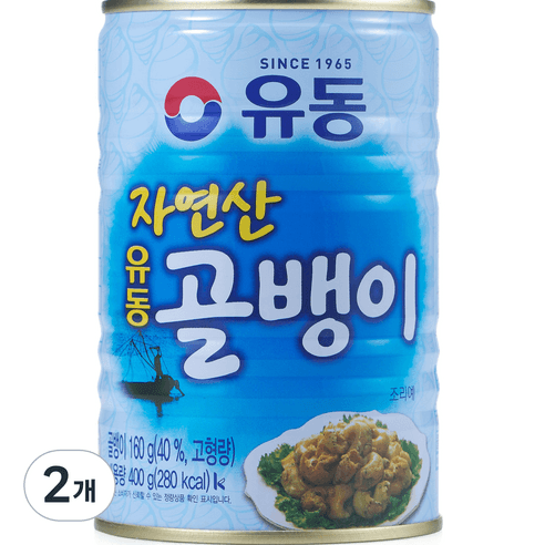 유동 자연산 골뱅이 통조림, 400g, 2개 - 골뱅이통조림 | 쿠팡