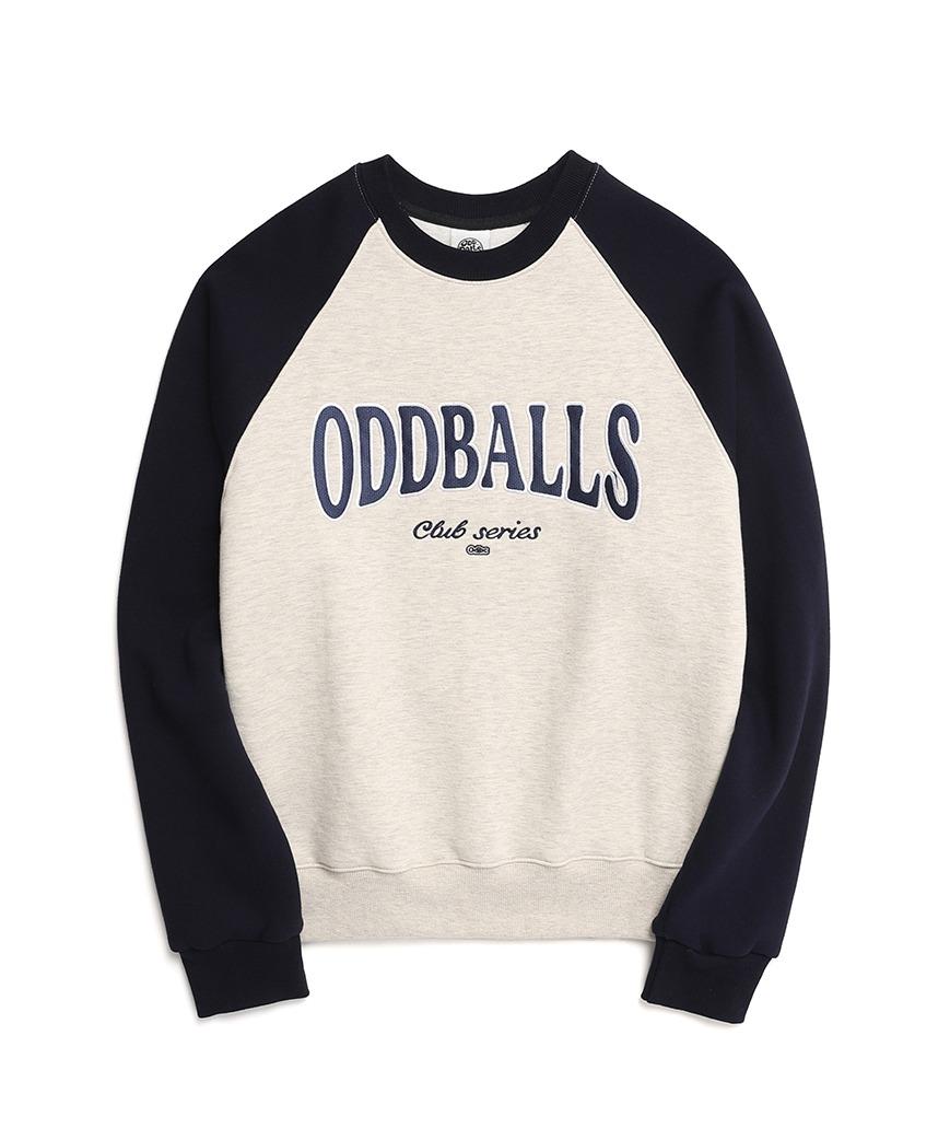 ODBC ARCH LOGO RAGLAN SWEATSHIRTS NAVY