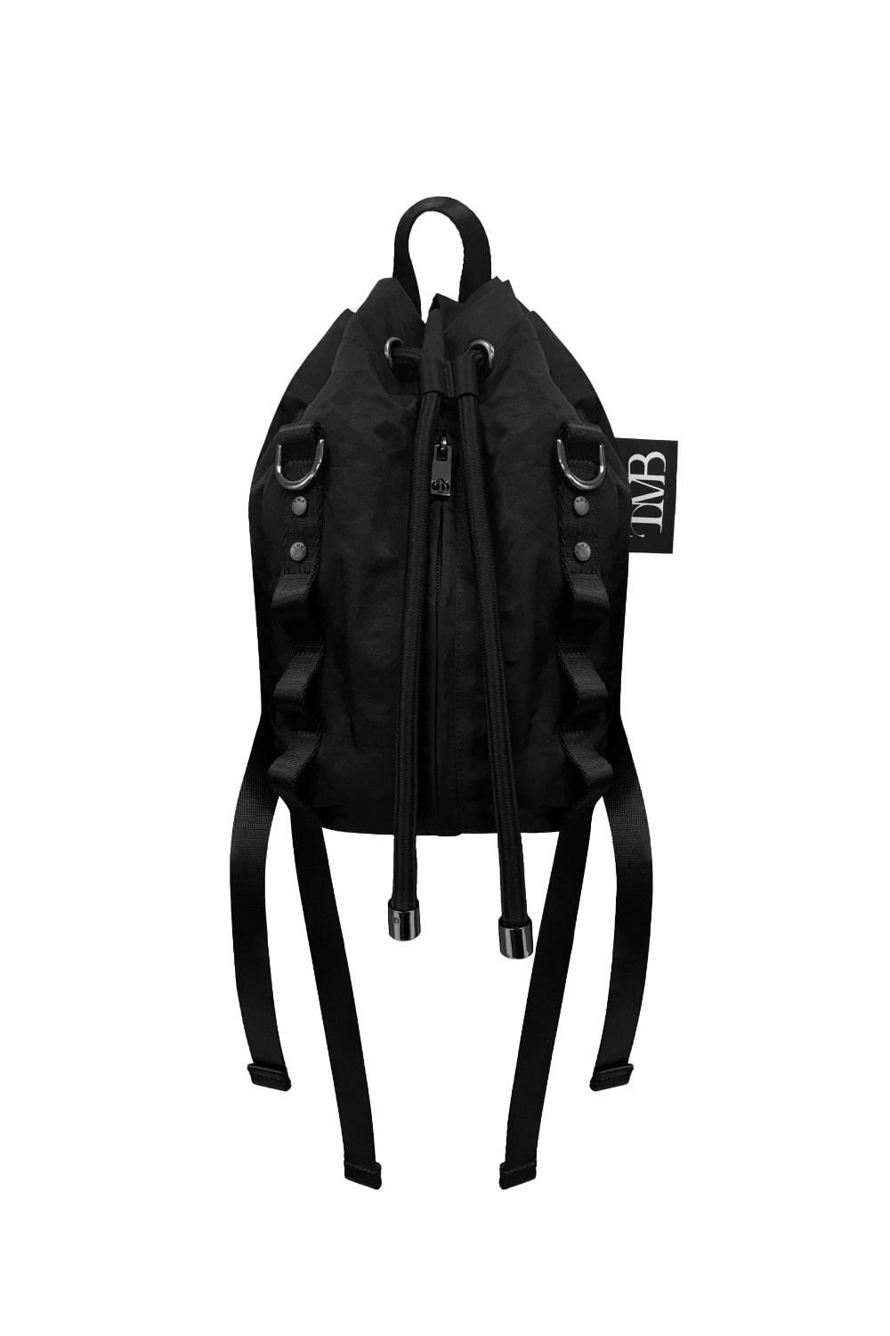 TMB Drawstring Mini Back Pack [ Black ]
