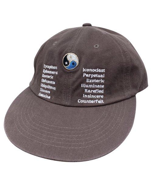 Yin Yang Washed Cap Brown