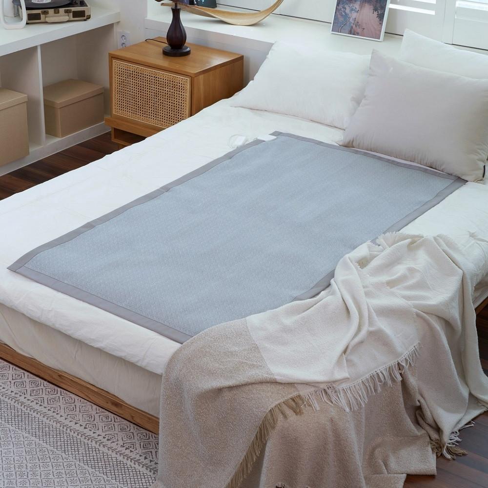 닥터스 탄소사매트 싱글 라이트그레이 2024년형 프리볼트 리얼 탄소섬유 DC전기온열카본매트 캠핑용 1인용장판