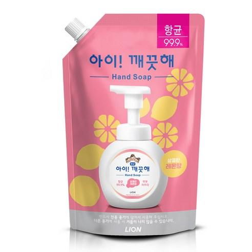아이깨끗해 거품형 핸드솝 레몬 리필, 600ml, 1개 - 핸드케어 | 쿠팡