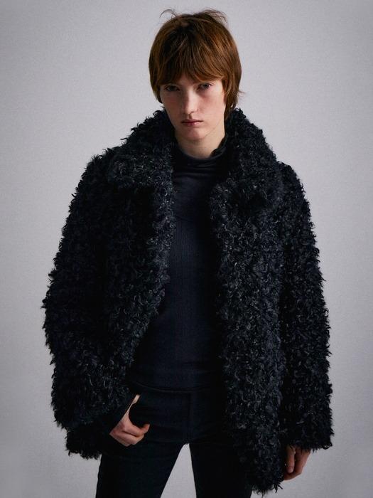 PVIL Cindy Fur Coat(Black)