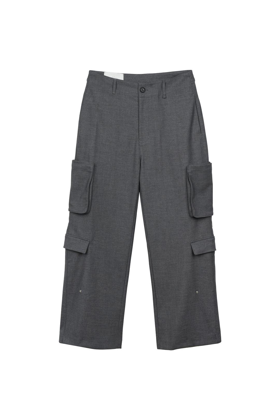 Modular Detachable Cargo Slacks Gray