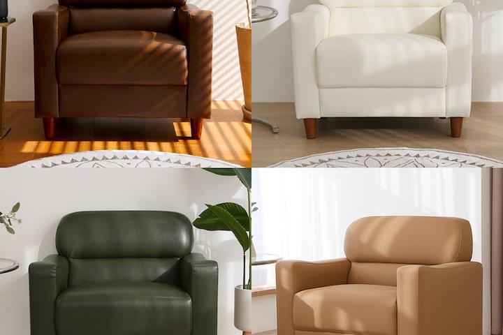 체스터 빈티지 1인 소파_신규 매트블랙 한정특가